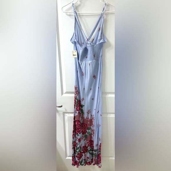 NWT Free People Hydrangea Combo Maxi Dress - Picture 8 of 12